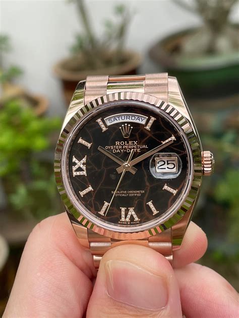 rolex day date everose gold 36mm|rolex day date 228235.